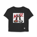 MUSE, TRIM Graphic Crop Tee